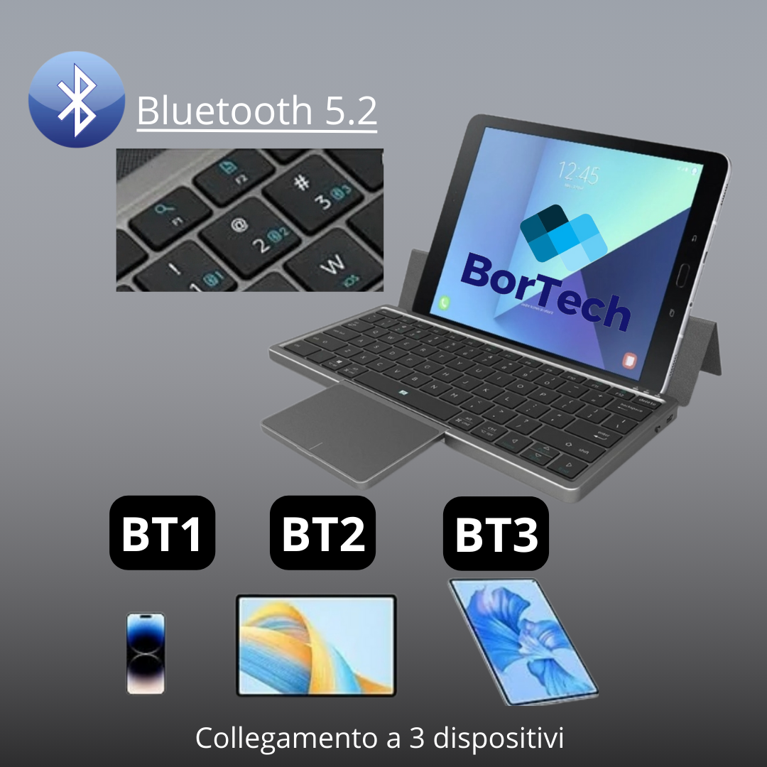 Tastiera Bluetooth Wireless Compatta