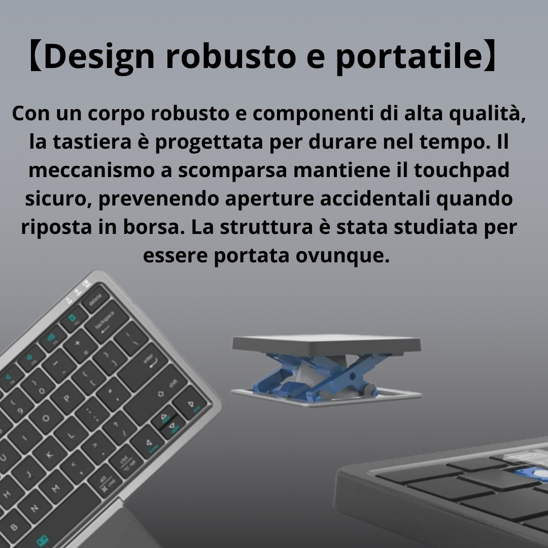 Tastiera Bluetooth Wireless Compatta