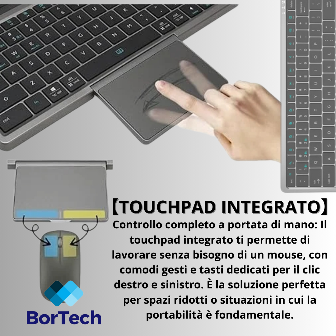 Tastiera Bluetooth Wireless Compatta