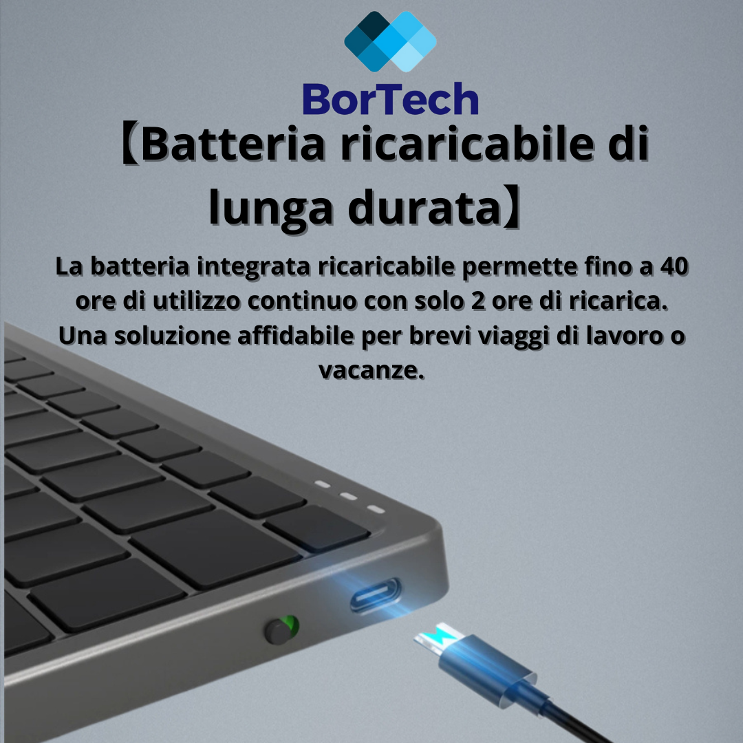 Tastiera Bluetooth Wireless Compatta