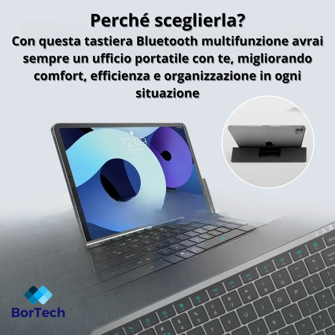 Tastiera Bluetooth Wireless Compatta